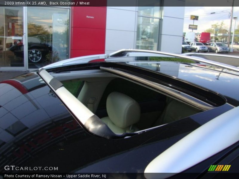 Black Obsidian / Wheat 2009 Infiniti FX 35 AWD