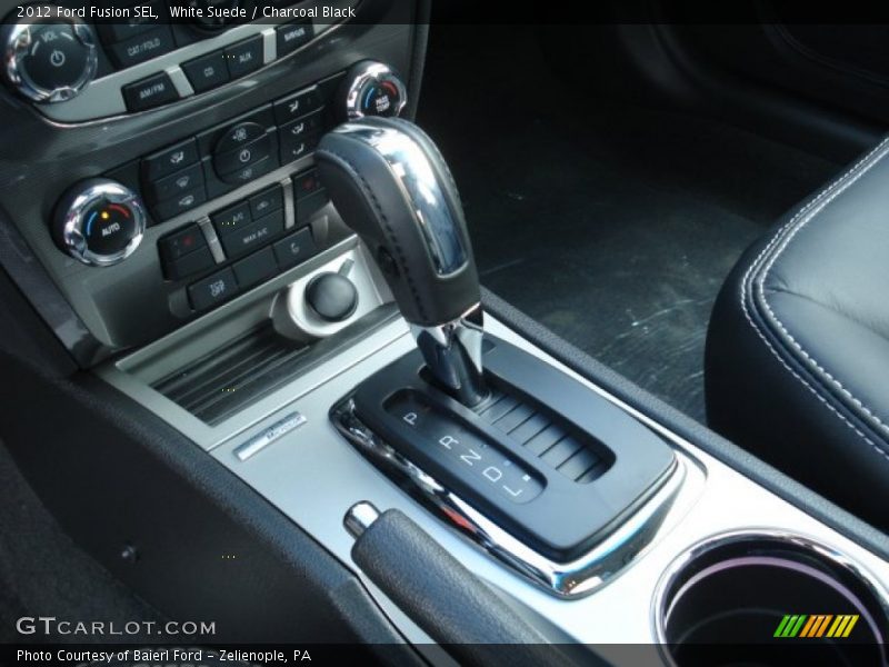 White Suede / Charcoal Black 2012 Ford Fusion SEL