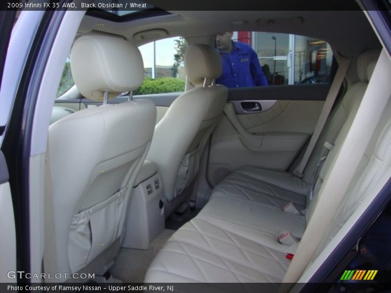 Black Obsidian / Wheat 2009 Infiniti FX 35 AWD