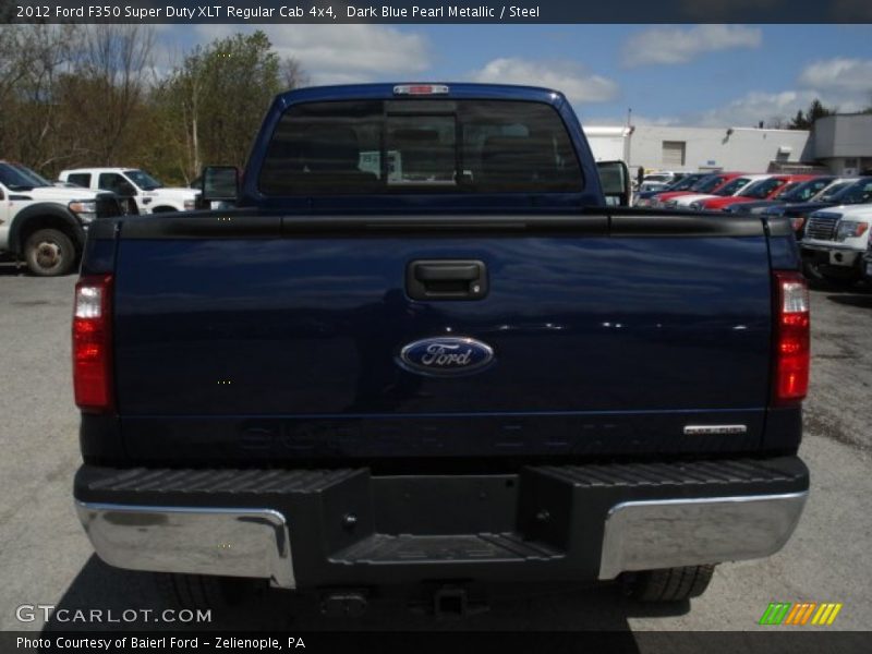 Dark Blue Pearl Metallic / Steel 2012 Ford F350 Super Duty XLT Regular Cab 4x4