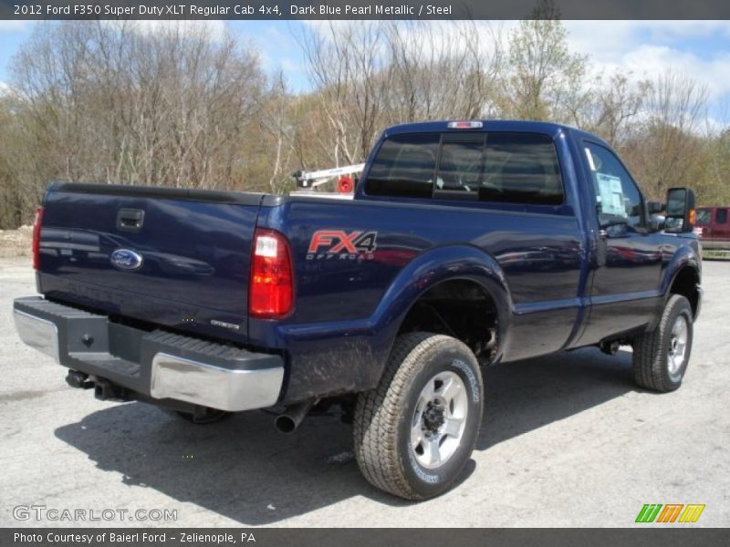 Dark Blue Pearl Metallic / Steel 2012 Ford F350 Super Duty XLT Regular Cab 4x4