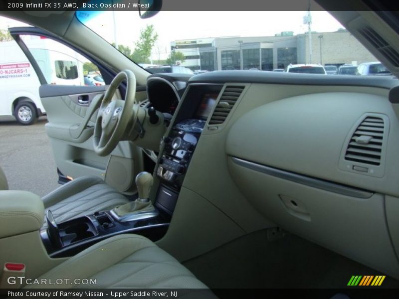 Black Obsidian / Wheat 2009 Infiniti FX 35 AWD