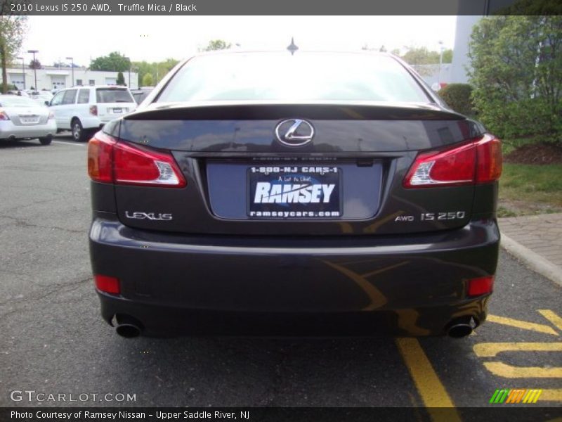 Truffle Mica / Black 2010 Lexus IS 250 AWD