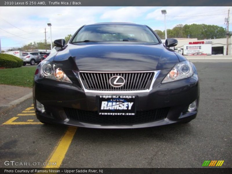 Truffle Mica / Black 2010 Lexus IS 250 AWD