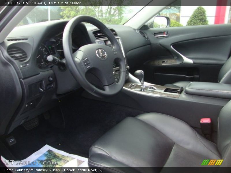 Truffle Mica / Black 2010 Lexus IS 250 AWD
