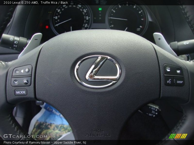 Truffle Mica / Black 2010 Lexus IS 250 AWD