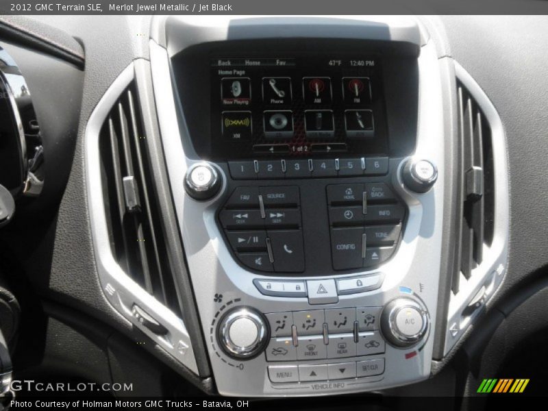 Merlot Jewel Metallic / Jet Black 2012 GMC Terrain SLE