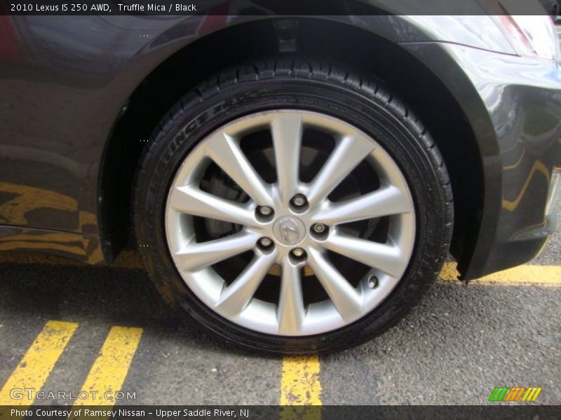 Truffle Mica / Black 2010 Lexus IS 250 AWD
