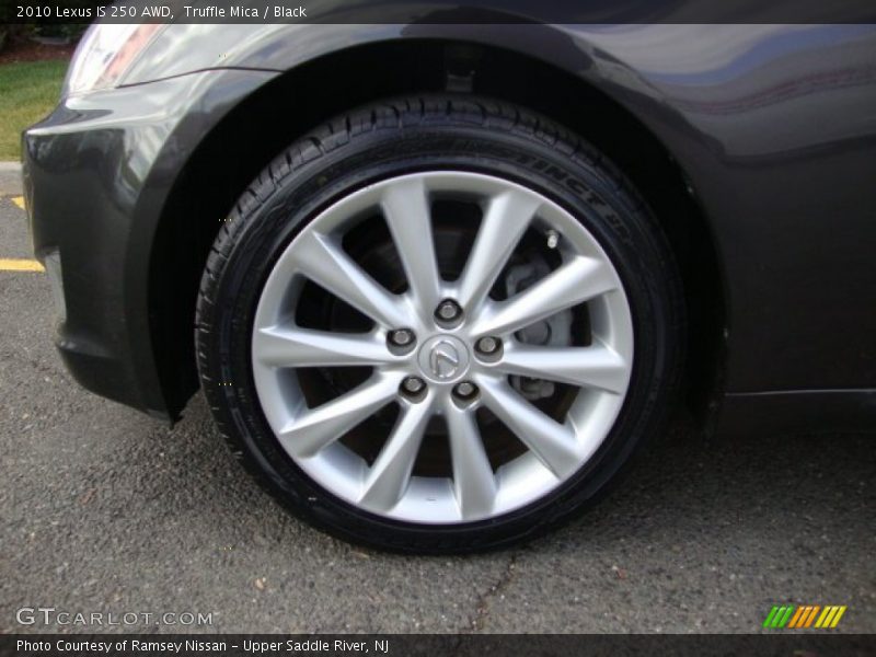 Truffle Mica / Black 2010 Lexus IS 250 AWD