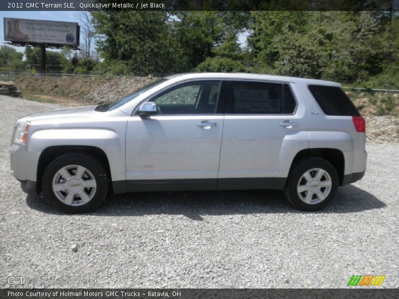 Quicksilver Metallic / Jet Black 2012 GMC Terrain SLE