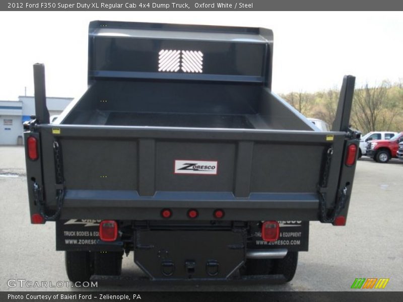 Oxford White / Steel 2012 Ford F350 Super Duty XL Regular Cab 4x4 Dump Truck