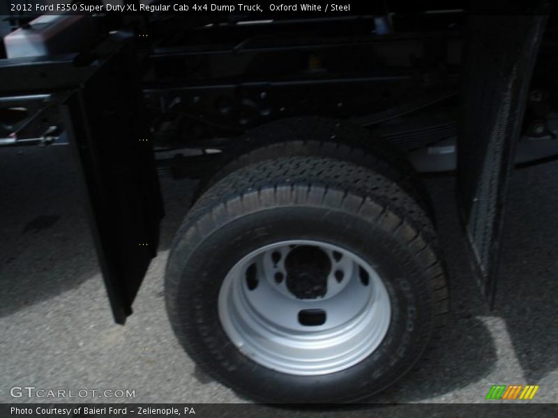 Oxford White / Steel 2012 Ford F350 Super Duty XL Regular Cab 4x4 Dump Truck
