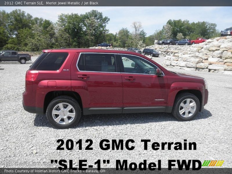 Merlot Jewel Metallic / Jet Black 2012 GMC Terrain SLE
