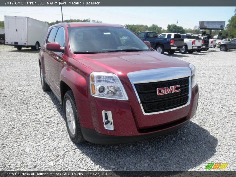 Merlot Jewel Metallic / Jet Black 2012 GMC Terrain SLE