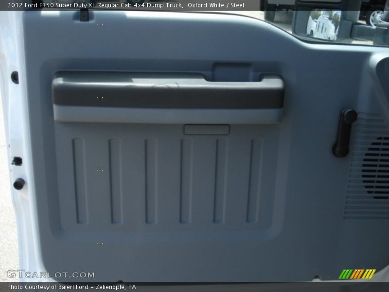 Oxford White / Steel 2012 Ford F350 Super Duty XL Regular Cab 4x4 Dump Truck