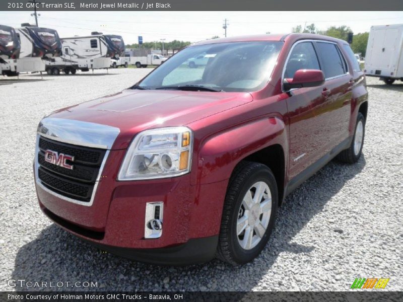 Merlot Jewel Metallic / Jet Black 2012 GMC Terrain SLE