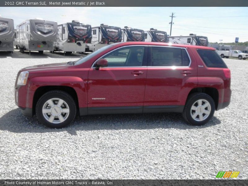 Merlot Jewel Metallic / Jet Black 2012 GMC Terrain SLE