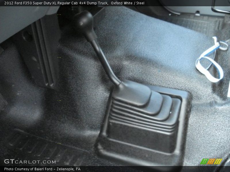 Oxford White / Steel 2012 Ford F350 Super Duty XL Regular Cab 4x4 Dump Truck