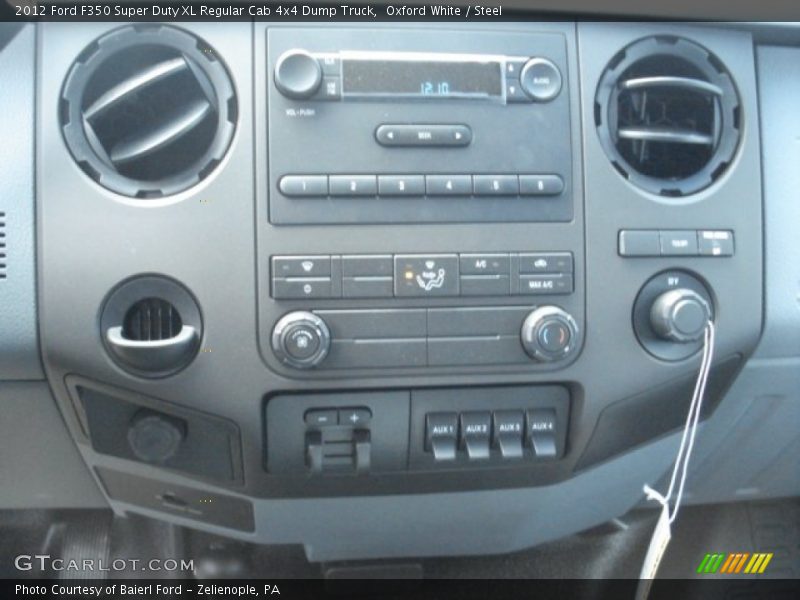 Oxford White / Steel 2012 Ford F350 Super Duty XL Regular Cab 4x4 Dump Truck