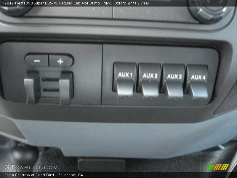Oxford White / Steel 2012 Ford F350 Super Duty XL Regular Cab 4x4 Dump Truck