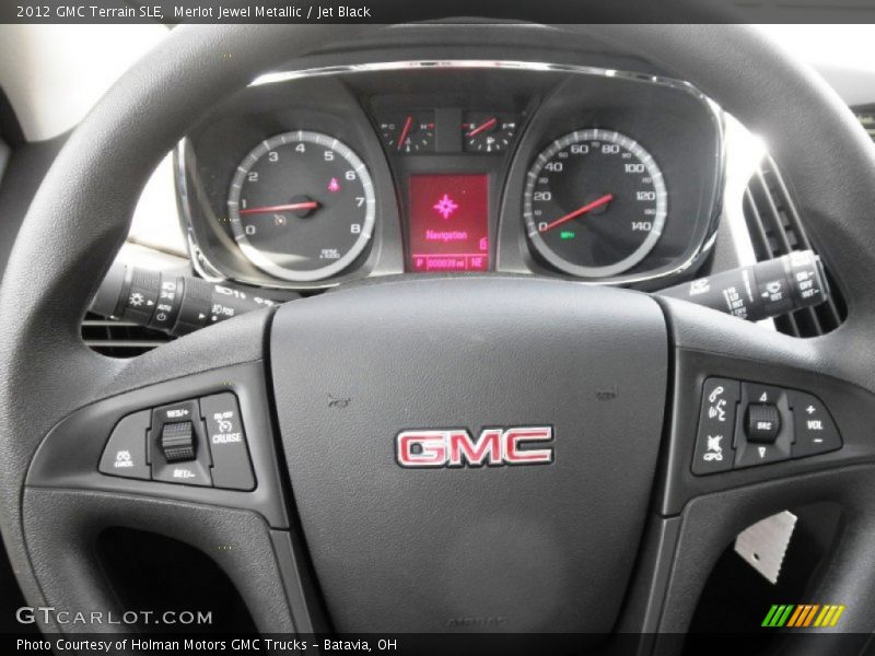 Merlot Jewel Metallic / Jet Black 2012 GMC Terrain SLE