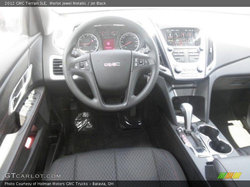 Merlot Jewel Metallic / Jet Black 2012 GMC Terrain SLE