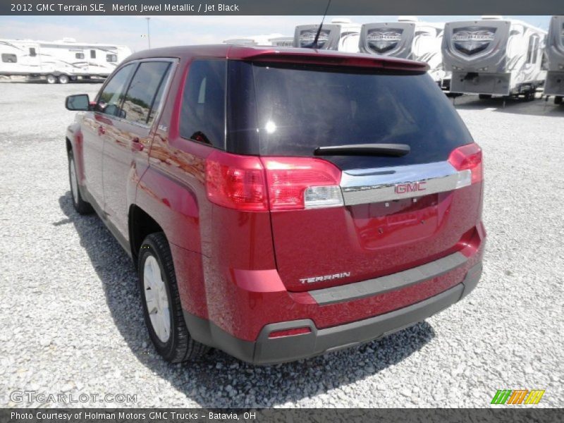 Merlot Jewel Metallic / Jet Black 2012 GMC Terrain SLE