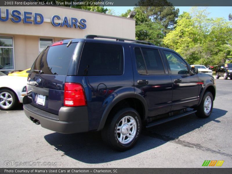 True Blue Metallic / Graphite Grey 2003 Ford Explorer XLS 4x4
