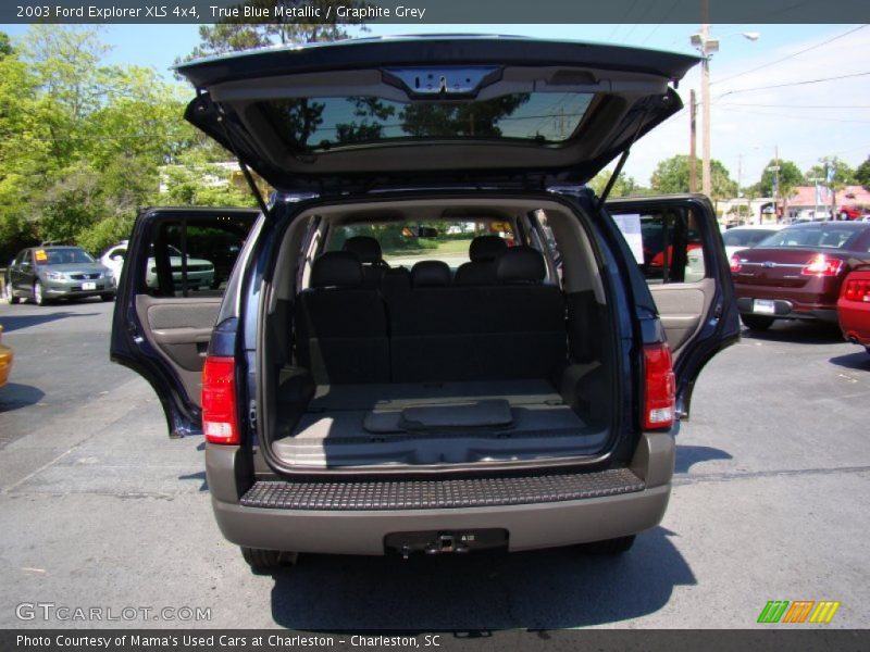 True Blue Metallic / Graphite Grey 2003 Ford Explorer XLS 4x4
