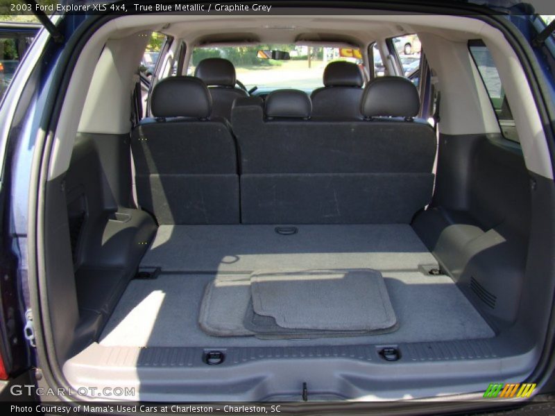 True Blue Metallic / Graphite Grey 2003 Ford Explorer XLS 4x4