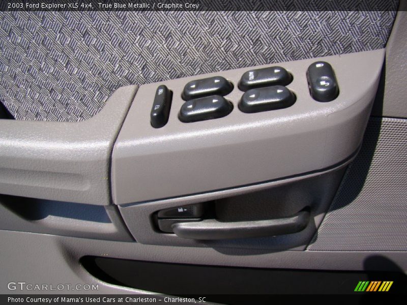 True Blue Metallic / Graphite Grey 2003 Ford Explorer XLS 4x4