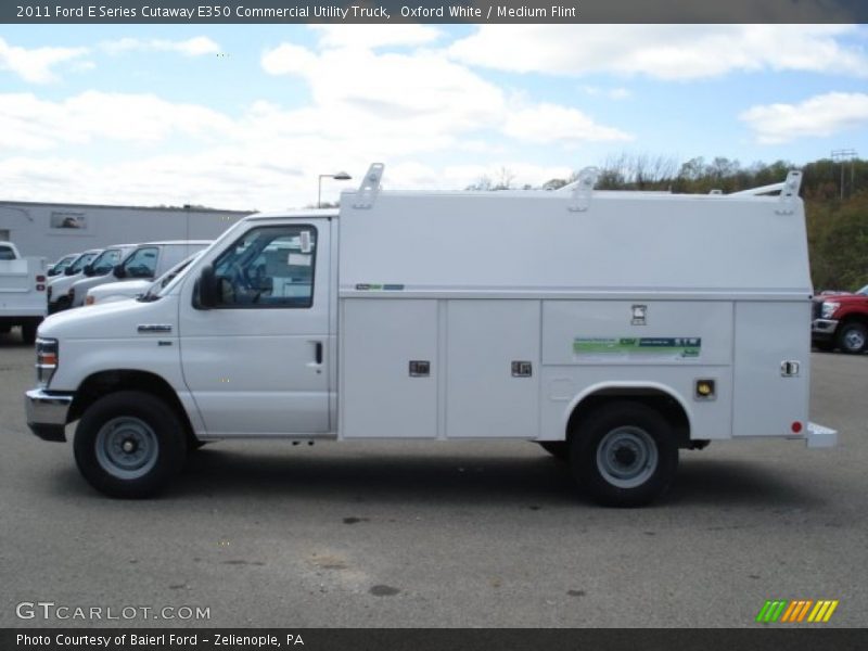 Oxford White / Medium Flint 2011 Ford E Series Cutaway E350 Commercial Utility Truck