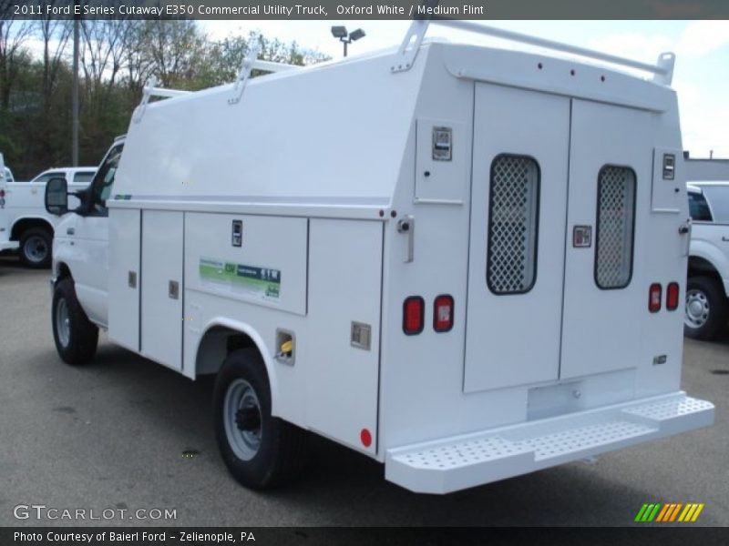 Oxford White / Medium Flint 2011 Ford E Series Cutaway E350 Commercial Utility Truck
