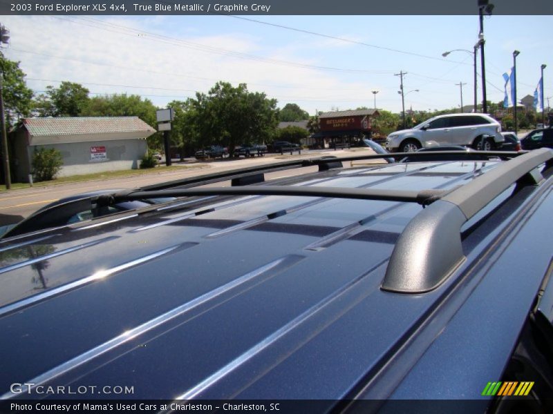 True Blue Metallic / Graphite Grey 2003 Ford Explorer XLS 4x4