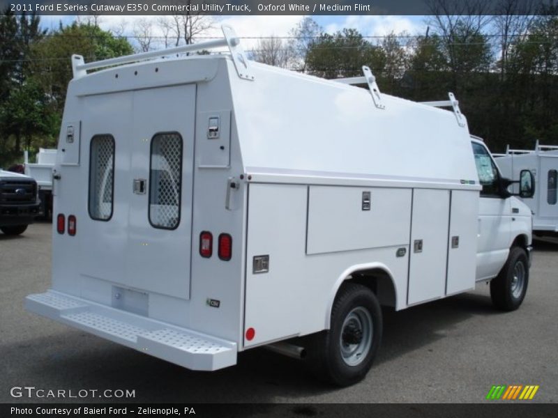 Oxford White / Medium Flint 2011 Ford E Series Cutaway E350 Commercial Utility Truck