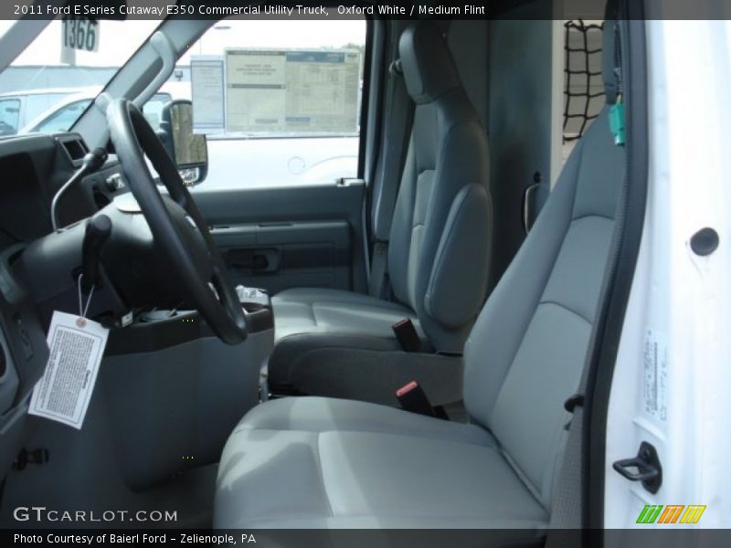 Oxford White / Medium Flint 2011 Ford E Series Cutaway E350 Commercial Utility Truck