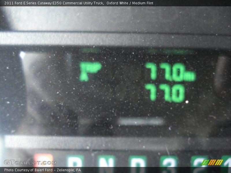 Oxford White / Medium Flint 2011 Ford E Series Cutaway E350 Commercial Utility Truck