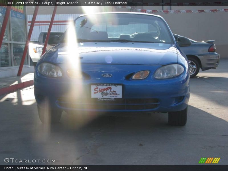 Bright Atlantic Blue Metallic / Dark Charcoal 2001 Ford Escort ZX2 Coupe