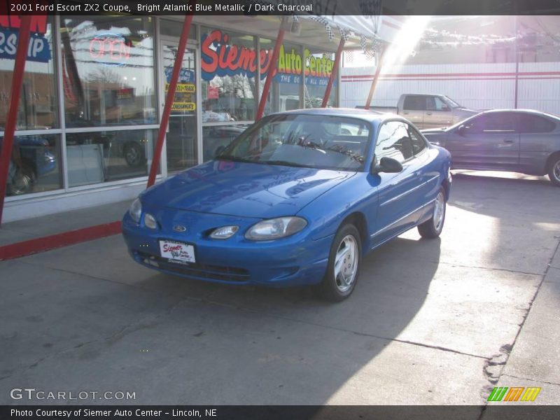 Bright Atlantic Blue Metallic / Dark Charcoal 2001 Ford Escort ZX2 Coupe