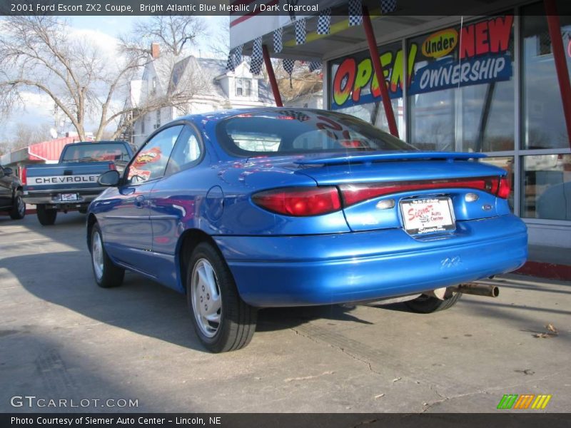 Bright Atlantic Blue Metallic / Dark Charcoal 2001 Ford Escort ZX2 Coupe