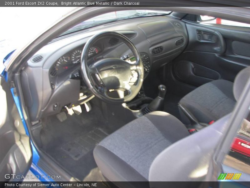 Bright Atlantic Blue Metallic / Dark Charcoal 2001 Ford Escort ZX2 Coupe