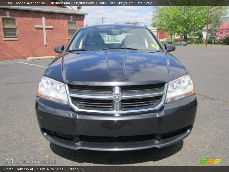 Brilliant Black Crystal Pearl / Dark Slate Gray/Light Slate Gray 2008 Dodge Avenger SXT