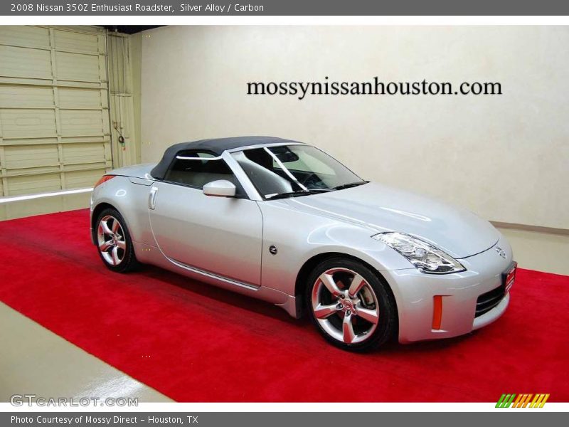 Silver Alloy / Carbon 2008 Nissan 350Z Enthusiast Roadster