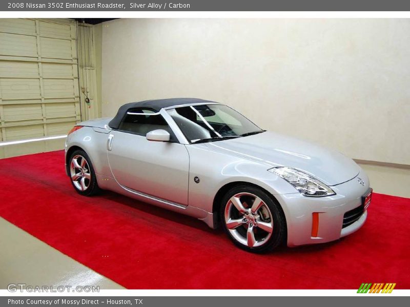 Silver Alloy / Carbon 2008 Nissan 350Z Enthusiast Roadster