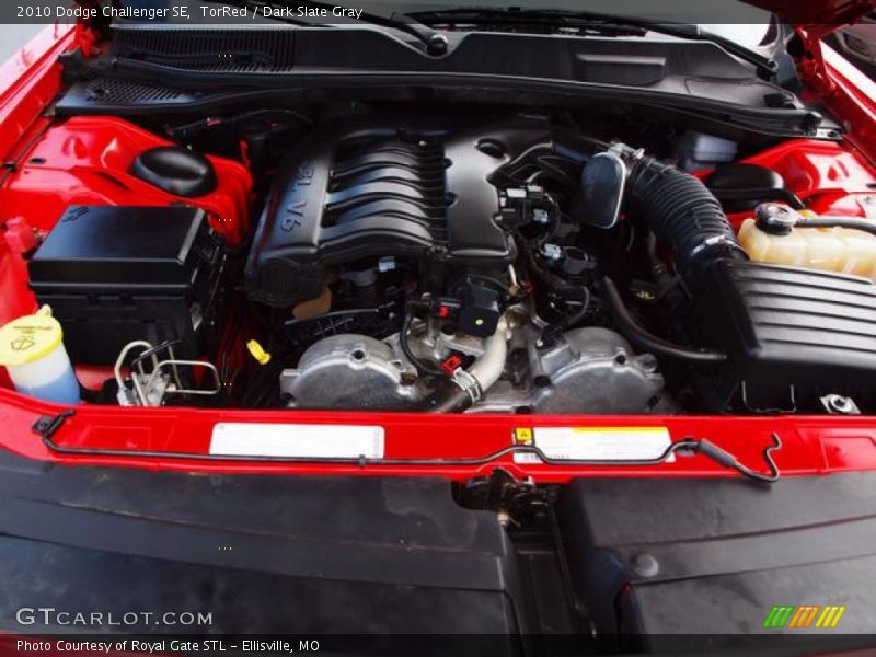TorRed / Dark Slate Gray 2010 Dodge Challenger SE