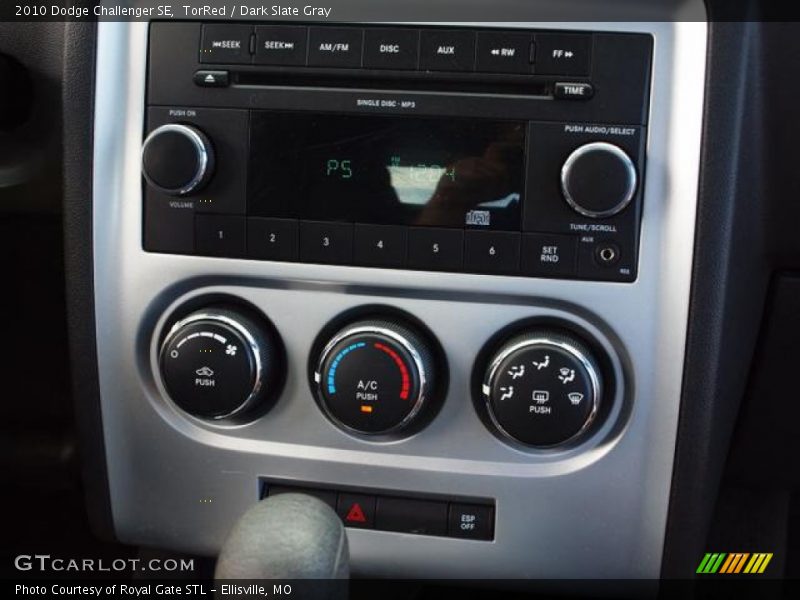 TorRed / Dark Slate Gray 2010 Dodge Challenger SE