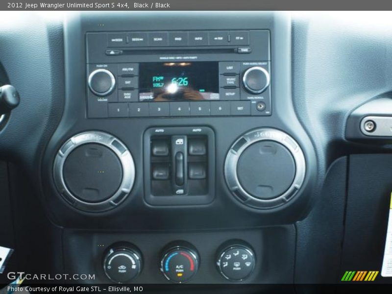 Black / Black 2012 Jeep Wrangler Unlimited Sport S 4x4