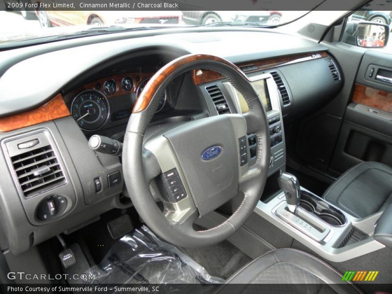 Cinnamon Metallic / Charcoal Black 2009 Ford Flex Limited