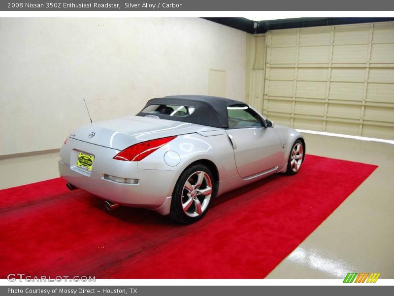 Silver Alloy / Carbon 2008 Nissan 350Z Enthusiast Roadster