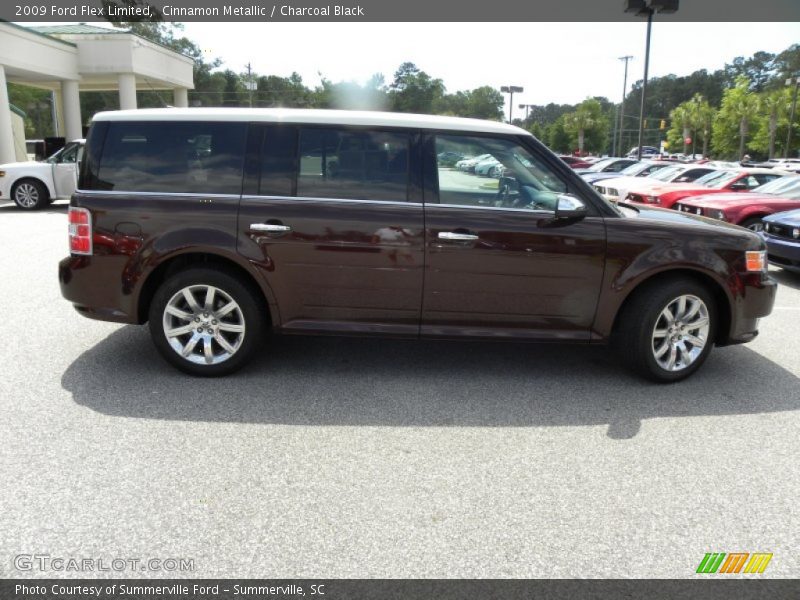 Cinnamon Metallic / Charcoal Black 2009 Ford Flex Limited